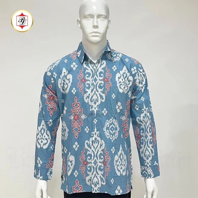 Batik Bali Lestari Kemeja Katun Lengan Panjang (RR02)